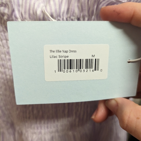 NWT Hill House Ellie Nap Dress Lilac Stripe - Picture 4 of 4
